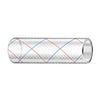 Trident Marine 1/2" x 50' Clear Reinforced PVC Hose Tubing Red  Blue Tracer [162-0126]