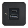 Scanstrut TILE USB-A/USB-C Interior Charging Socket - 12/24V - Black Bezel [SC-TILE-10]