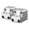 PTM Watersports Board Rack Mount - 4 Bolt - Silver - Pair [P13168-1400TEBCL]