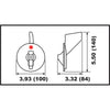 Performance Metals Yamaha Trim Tab Anode - 150-225 hp - Aluminum [00125A]