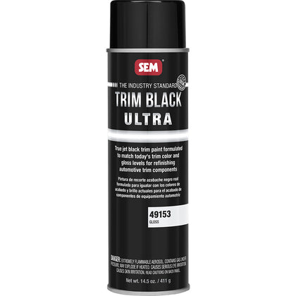 SEM Trim Black Ultra - 20oz Aerosol Can - Gloss Finish [49153]