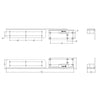 TACO Command Ratchet Hinge - 18-1/2" - 316 Stainless Steel Polished w/Hard Stop [H25-0048]