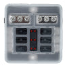 Bluewater 6 Position Fuse Block w/LEDs [3200-0001-006]