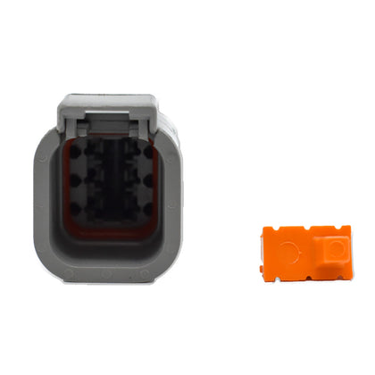 Bluewater 6 Position DTM Male Connector w/Wedge Lock [DTM04-6P]
