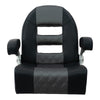 Springfield Console Helm Flip-Up - Black-Grey [1042035-BLK]