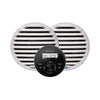 Aquatic AV GS2 Gauge Stereo  Pair of EC651 6.5" White Speakers [CK303]