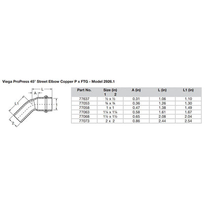 Viega ProPress 1/2