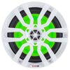 DS18 HYDRO 6.5" 2-Way Marine Speakers w/RGB LED Lights 300W - White [NXL-6]