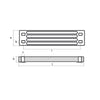 Tecnoseal Aluminum Yamaha Bar Anode f/Engine Bracket [01112-1AL]