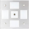 Sea-Dog Square LED Mirror Light w/On/Off Dimmer - White  Blue [401840-3]