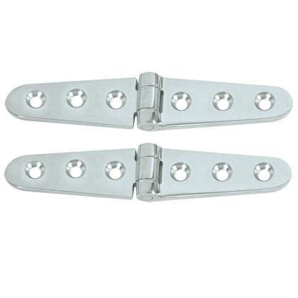 Whitecap Strap Hinge - CP/Brass - 6