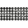 Blue Sea 4230 Push Button Switch Label Kit [4230]